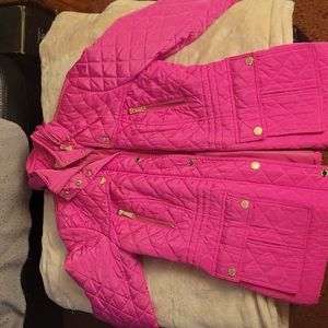 Michael Kors Pink Hooded Coat